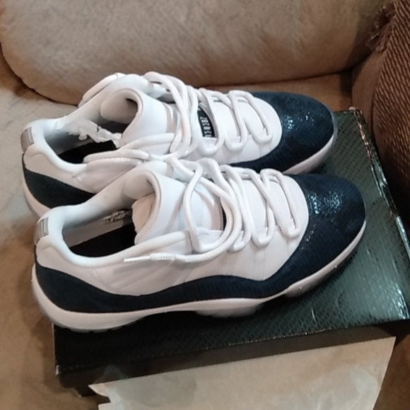Air Jordan 11 retro low blue snakeskin - Picture 4 of 6